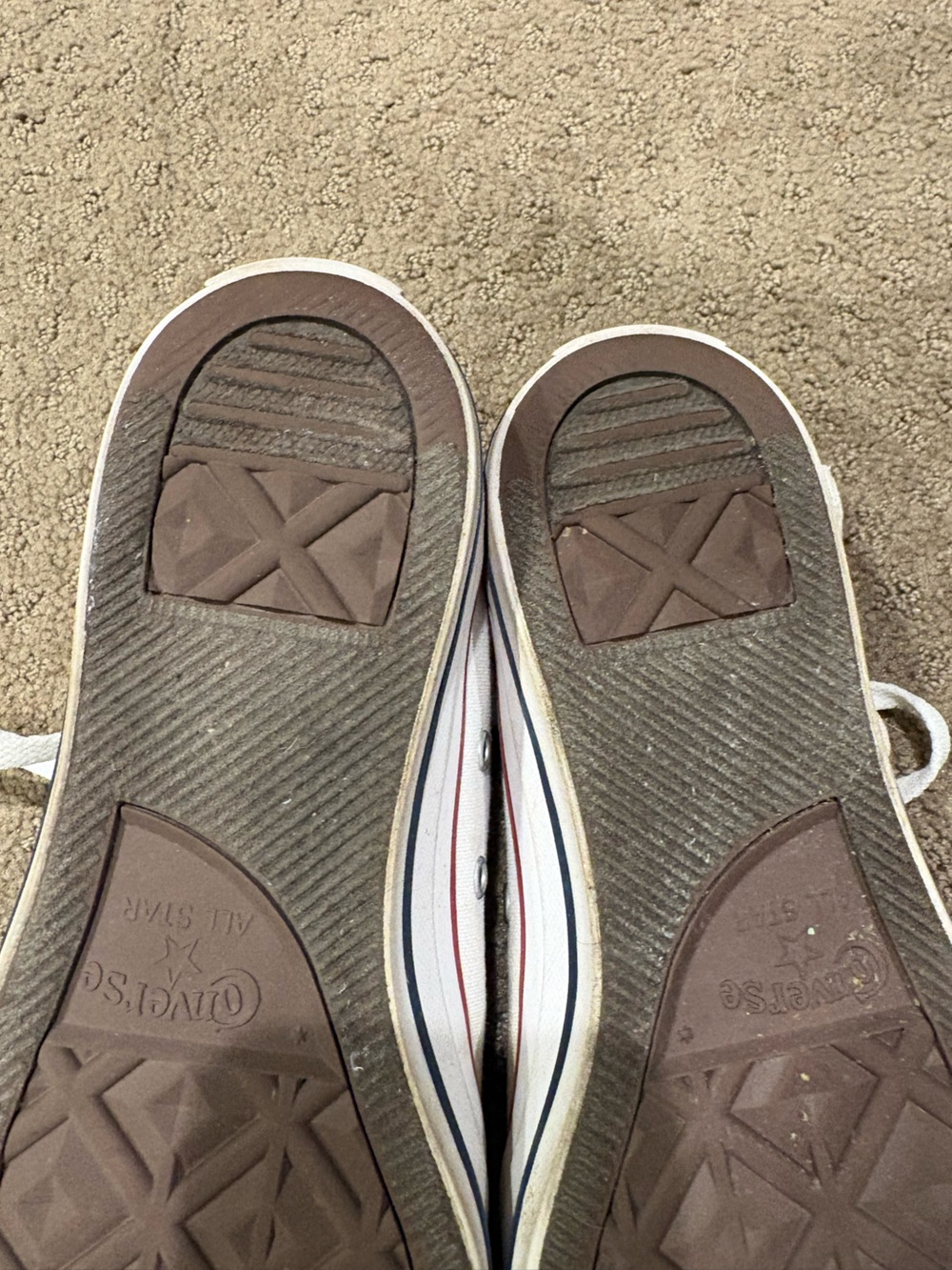 Converse White Canvas Women’s 10 - Picture 6 of 7